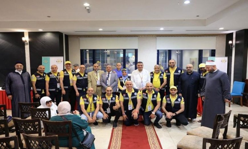 رئيس بعثة حج الجمعيات الأهلية يحضر احتفال حجاج المستوى الأول
