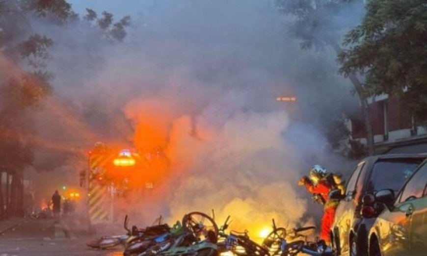 توقيف 416 شخصا وإصابة 7 من رجال الشرطة في فرنسا خلال احتفالات سان جيرمان بدوري أبطال أوروبا