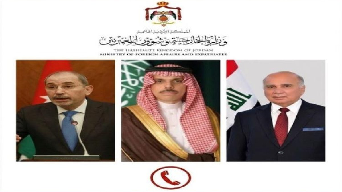 الأردن والسعودية والعراق يشددون على ضرورة وقف التصعيد واستعادة الاستقرار الإقليمي