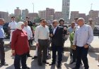 محافظ القليوبية يتولى قيادة حملة قوية لإزالة مبنى مخالف في مدينة الخصوص