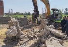 محافظ الجيزة يقود جهود إزالة التعديات على الأراضي الزراعية وأملاك الدولة بشكل فعال