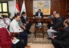 نائب محافظ الفيوم يتفقد مشروع تطوير المدرسة الفندقية بسنورس ويعد بحلول فورية