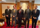 وزير الخارجية يعقد لقاءً مع رئيس مؤسسة اليابان لاستثمارات البنية التحتية الدولية