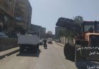 محافظ الغربية يقوم بجولة تفقدية لأعمال رصف وتطوير شارع الجلاء في حي أول المحلة