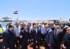 وزير النقل يقوم بزيارة ميدانية لمشروعات تطوير ميناءي الإسكندرية والدخيلة الحالية