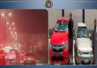 ضبط سائقين لسيارتين أثناء قيادتهما برعونة وإجراء حركات استعراضية في كفر الشيخ