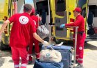 استقبال رفح البري 26 مصابا و46 مرافقا فلسطينيا من غزة