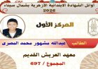 أوائل الشهادة الابتدائية في المنطقة الأزهرية بشمال سيناء يكشفون عن تفوقهم المتميز