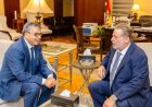 محافظ البنك المركزي المصري يناقش سبل التعاون مع محافظ البنك المركزي التونسي
