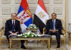 رئيس الوزراء يؤكد على ضرورة تعزيز اتفاقية التجارة الحرة مع صربيا