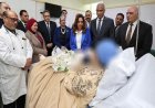 وزيرة التنمية المحلية تلتقي برئيسة قرية تفتيش أبو سكين خلال زيارتها لمستشفى كفر الشيخ العام