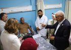 أعضاء لجنة الشؤون الخارجية في مجلس النواب الهولندي يزورون مستشفى العريش العام لتقييم أوضاعه