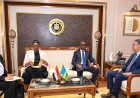 وزير التموين يلتقي سفير رواندا لتعزيز التعاون في الأمن الغذائي وتطوير صوامع التخزين