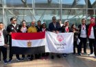 وزيرة التضامن الاجتماعي تحتفل بأبطال بعثة الأولمبياد الخاص المصري