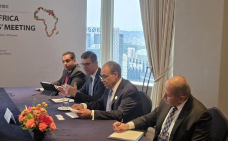 وزير الخارجية يؤكد أهمية تعزيز التعاون مع البنك الكوري الجنوبي في مجالات التصدير والاستيراد