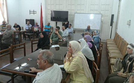 رئيس مركز البحوث الزراعية يواصل متابعة أعمال معهد وقاية النباتات ومعهد الإنتاج الحيواني