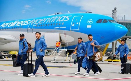 المنتخب الأرجنتيني يصل الولايات المتحدة تحضيراً للمونديال العالمي