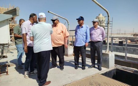 تطوير نظام الصرف الصحي في كبريتاج حلوان يكتمل مع صورة توثق الإنجاز