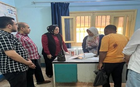 وكيل الصحة في سوهاج تتابع تقدم العمل في مستشفى المنشاة المركزي