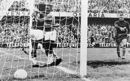 قميص بيليه التاريخي في نهائي كأس العالم 1958 متاح للبيع الآن