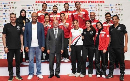 مصر تواصل تألقها في بطولة أفريقيا للسلاح بكوت ديفوار وتحصد 6 ميداليات جديدة في اليوم الثاني