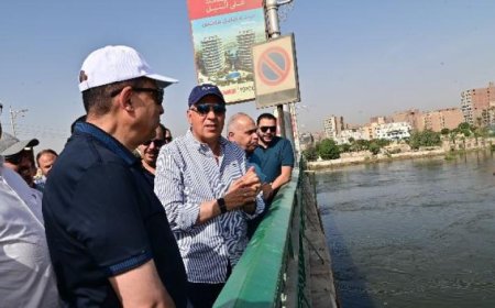 وزير الري يقوم بجولة تفقدية لمشروعات وأنشطة الوزارة في محافظة المنيا