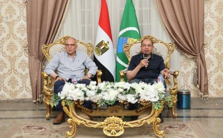 محافظ المنيا ووزير الري يتعاونان لبحث المشروعات القومية وضمان توفير الاحتياجات المائية