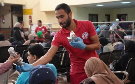 الهلال الأحمر المصري يعلن عن وصول الدفعة 46 من المصابين الفلسطينيين إلى مستشفيات القاهرة
