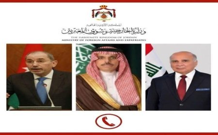 الأردن والسعودية والعراق يشددون على ضرورة وقف التصعيد واستعادة الاستقرار الإقليمي