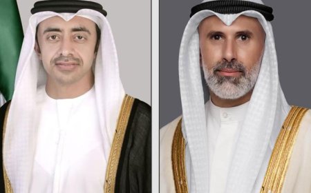 وزير خارجية الإمارات يدين الاعتداءات الإيرانية في اتصال هاتفي مع نظيره الكويتي