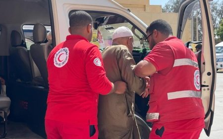 الهلال الأحمر المصري يستقبل دفعة جديدة من المصابين الفلسطينيين تضم 47 شخصا