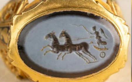 اكتشاف مذهل خاتم ذهبي يعود إلى 1729 عامًا في موقع أثري