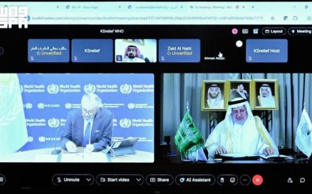 سلمان للإغاثة يبرم اتفاق تعاون مع منظمة الصحة العالمية لتعزيز جهود الإغاثة الصحية