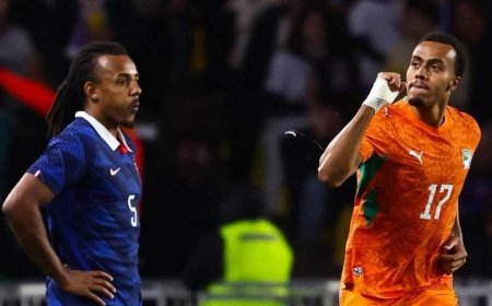 كوت ديفوار تحقق انتصاراً مثيراً على فرنسا 2-1 في مباراة استعدادات المونديال