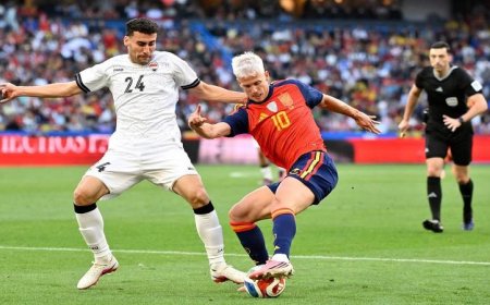 تعادل العراق مع إسبانيا في مباراة قوية استعدادا لكأس العالم
