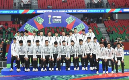 احتفالية تكريم منتخب الناشئين بعد تحقيق الميدالية البرونزية في بطولة أمم أفريقيا