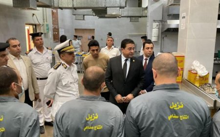 تفتيش مثير من النيابة العامة لمركز إصلاح وتأهيل جمصة بحضور صور توضح التفاصيل