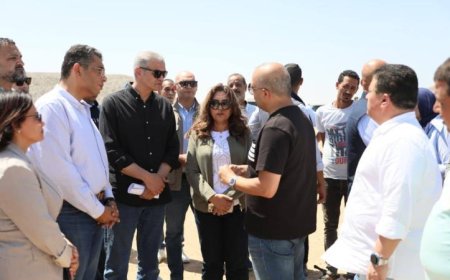 وزيرة التنمية المحلية تقوم بجولة ميدانية مثيرة في محافظة البحر الأحمر