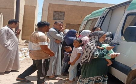القافلة الطبية المجانية بالجيزة تستمر لليوم الثاني لتقديم الخدمات الصحية لأهالي منشأة القناطر