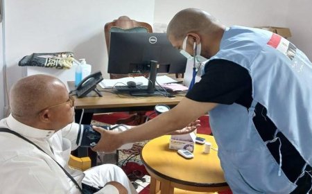 الصحة تقدم أكثر من 30 ألف خدمة طبية لزوّار الحج في العيادات بالأراضي المقدسة
