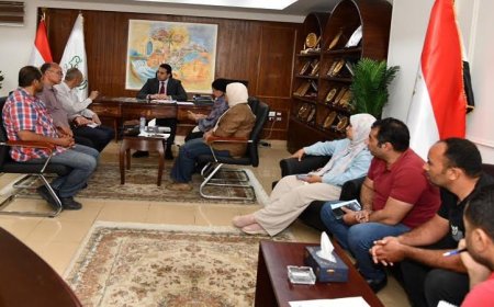 نائب محافظ الفيوم يقود لجنة لتحديد أراضي أملاك الدولة في مدينة الفيوم