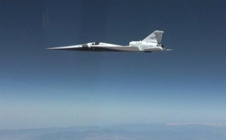 ناسا تحقق إنجازاً تاريخياً بتجاوز الطائرة التجريبية إكس-59 سرعة الصوت بهدوء غير مسبوق