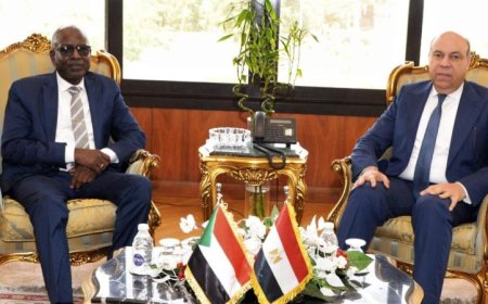 وزير الطيران يتباحث مع وزير النقل والبنية التحتية السوداني لتعزيز التعاون في مجال النقل الجوي