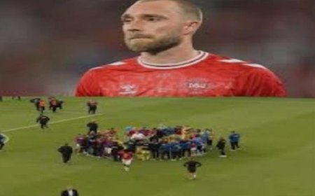 لحظات مثيرة من الرعب في مباراة الدنمارك ضد أوكرانيا
