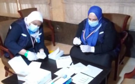 العيادات الطبية لبعثة الحج المصرية تقدم أكثر من 31700 خدمة صحية للحجاج في الأراضي المقدسة