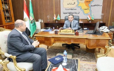 محافظ المنوفية يراقب امتحانات الشهادة الإعدادية في مادتي العلوم والتربية الدينية