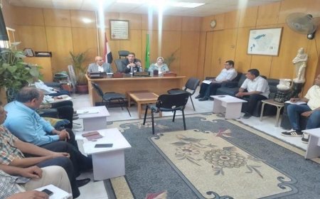سكرتير عام مساعد الفيوم يتفقد التطورات المكانية ويستعرض سير العمل في المركز التكنولوجي
