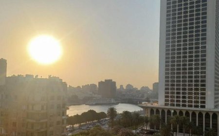 الأرصاد تحذر من حرارة شديدة غدا نهارا ومعتدل ليلا مع توقعات بارتفاع حرارة القاهرة إلى 36 درجة