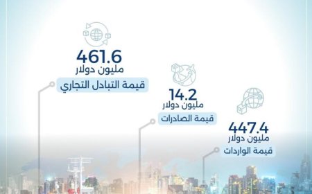 الإحصاءات تكشف عن 461.6 مليون دولار حجم التبادل التجاري بين مصر والكونغو الديمقراطية