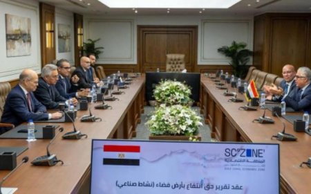رئيس اقتصادية القناة يشهد توقيع مشروع ستيل كون لتعزيز الصناعات الإنشائية في بورسعيد